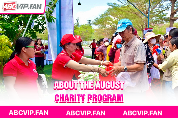 About the August charity program